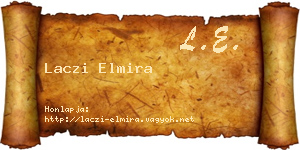 Laczi Elmira névjegykártya